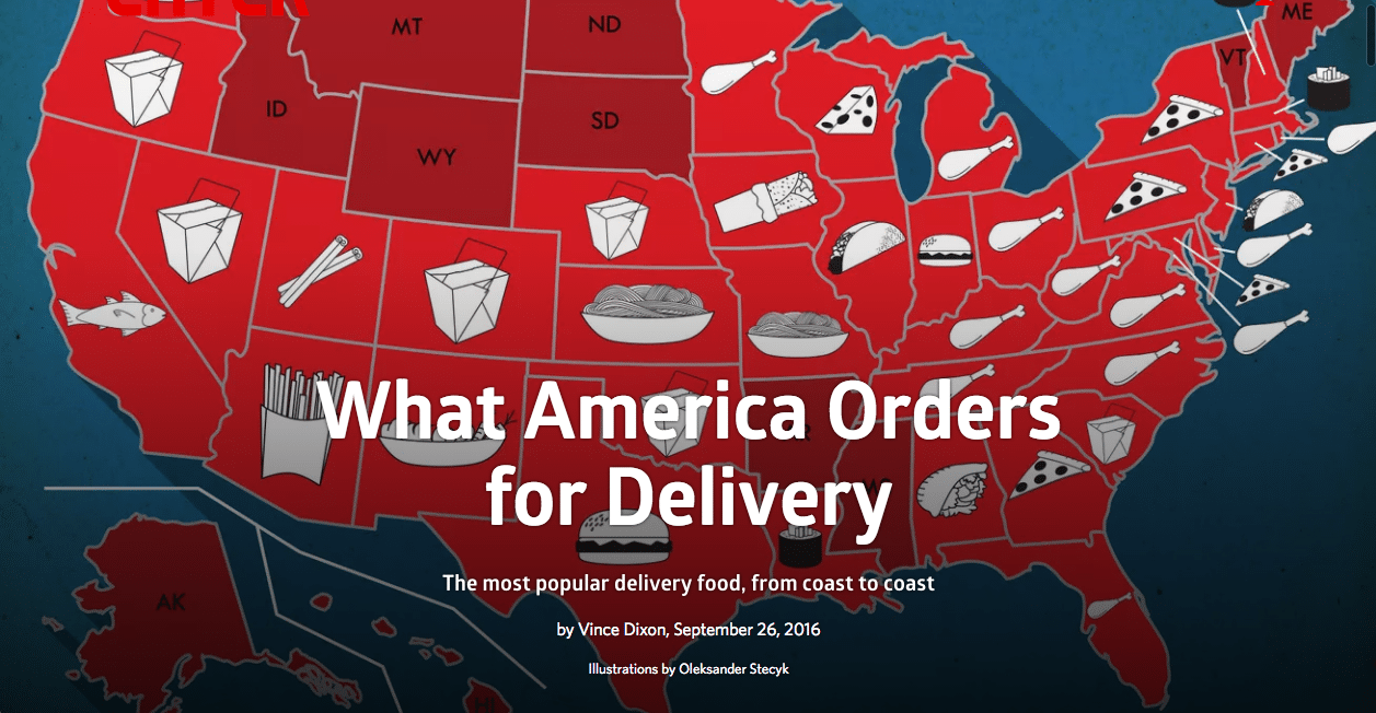 What America Orders for Delivery